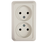 Double Socket Outlet O0102