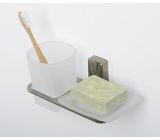 Tumbler and soap dish holder