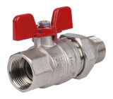 Straight Ball Valve with Union Pipe