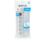Extension cord 16A 4000W, 5x5